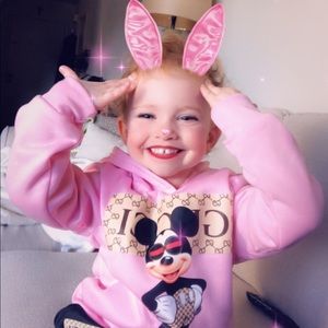 Toddler two- piece tracksuit.